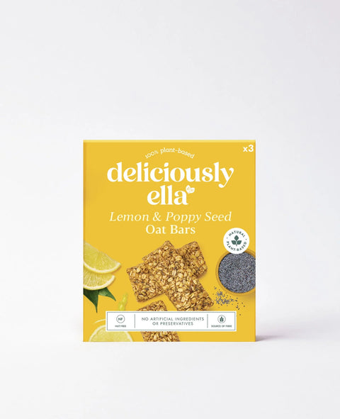 Lemon and Poppyseed Oat Bar G/F Vegan Multipack