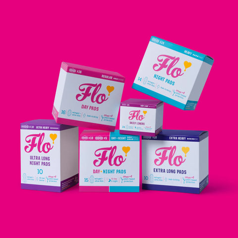 Bamboo Sanitary Pads, Day/Night Combo Pack DB