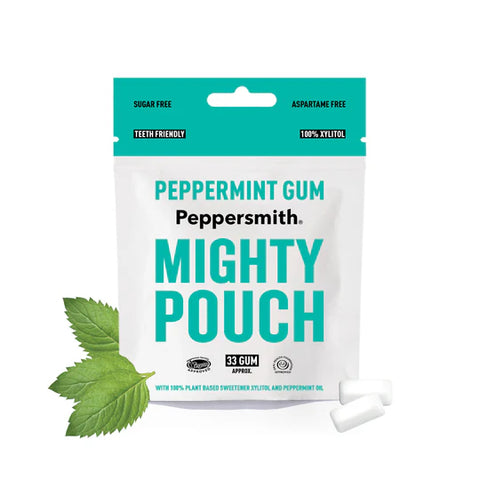 Peppermint Chewing Gum SF Mighty Pouch