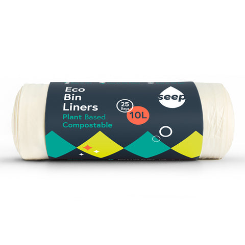 Small Compostable Bin Liners 10L (25 bags)