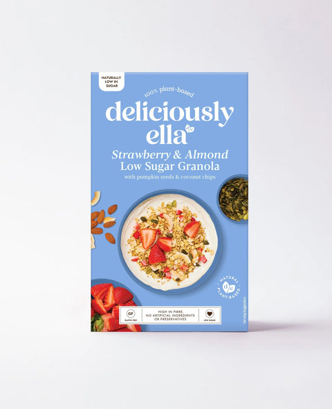 Strawberry and Almond Low Sugar Granola G/F Vegan