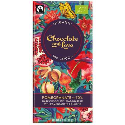 Dark Chocolate w/Pomegranate (Org)