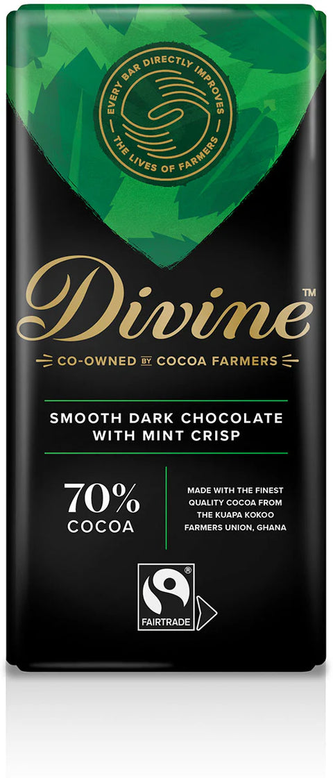 70% Dark Mint Crisp Chocolate
