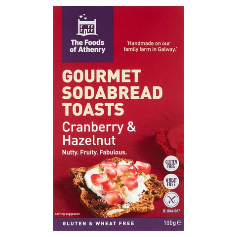 Cranberry/Hazelnut Gourmet Toasts GF