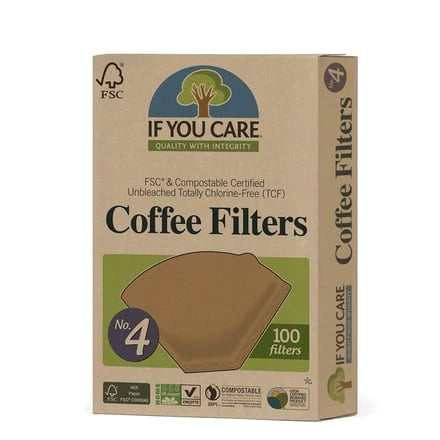 Coffee Filters Large (No4) Unbleached