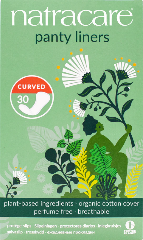 Natural Panty Liners - Curved