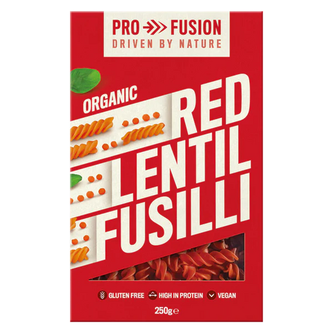 Red Lentil Protein Fusilli (Org) GF