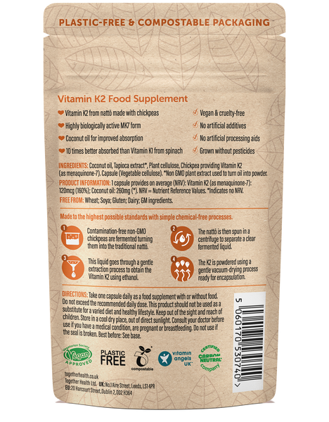 Vitamin K2 Fermented Natto MK7 Form