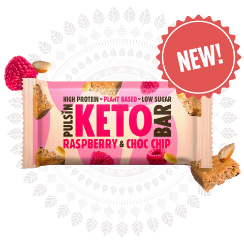 Raspberry Choc Chip Keto Bar