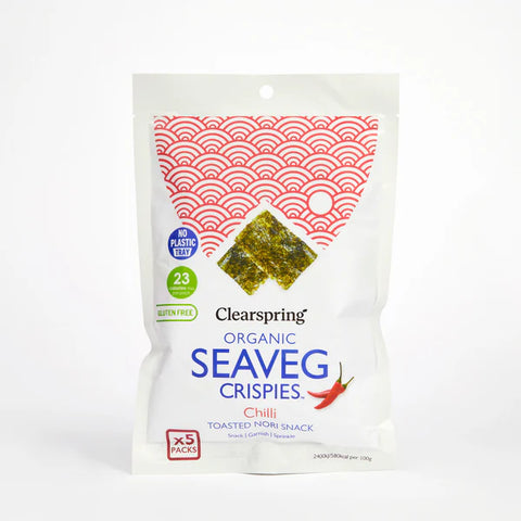 Seaveg Crispies Chilli GF Multipack (Org)