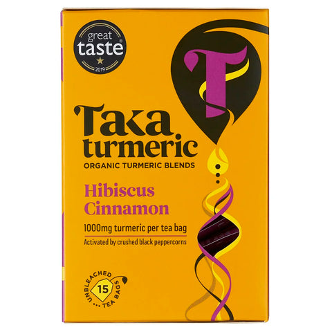 Golden Hibiscus Cinnamon Turmeric Tea 1000mg  (Org)