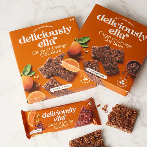 Deliciously Ella Cocoa & Orange Oat Bars (50% OFF RSP - DATED 14/6/26)